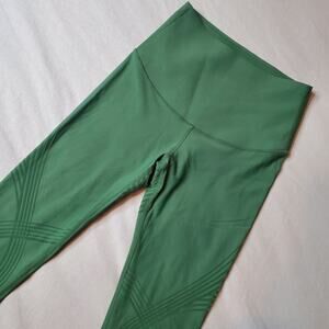 Fanka Women's Size M Body Sculpt Leggings Reversible Wear Green